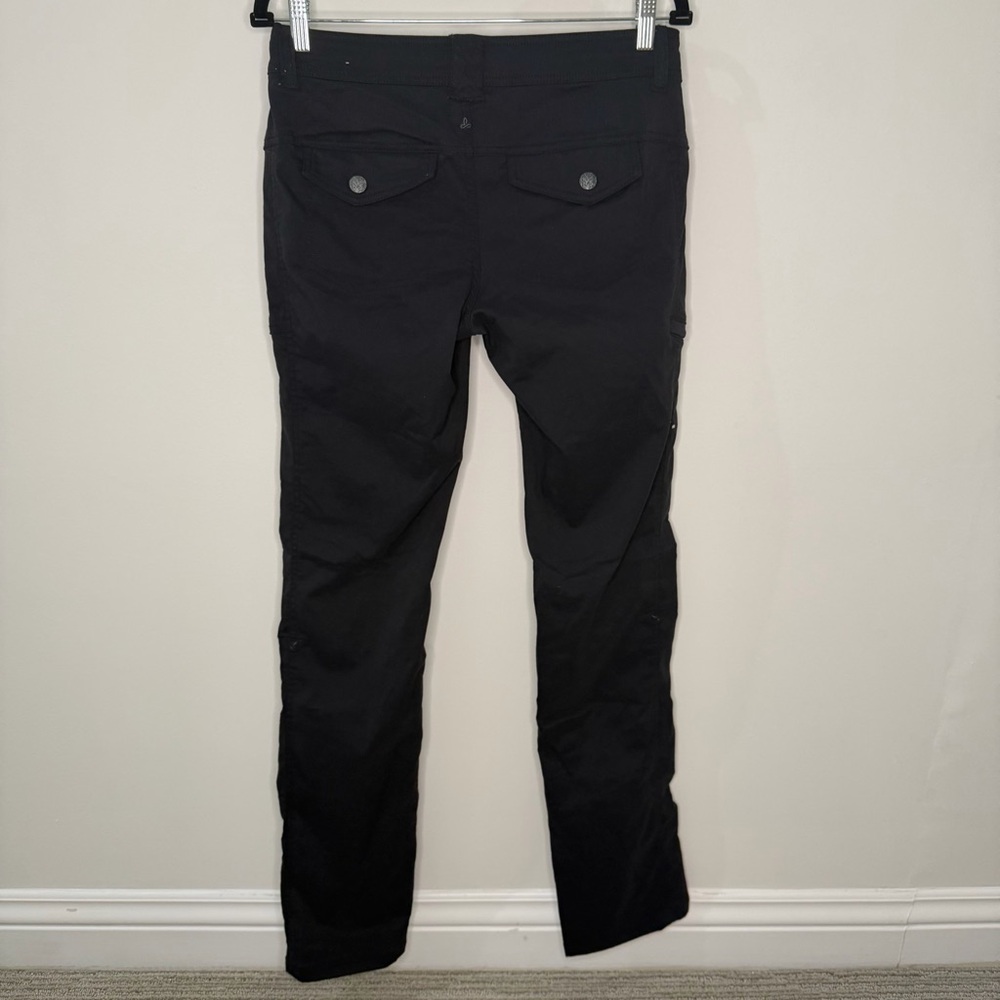 Prana Zion Halle Pant Straight Leg Tall Inseam, Black, Size 4 Long (28 x 34) - Picture 9 of 12
